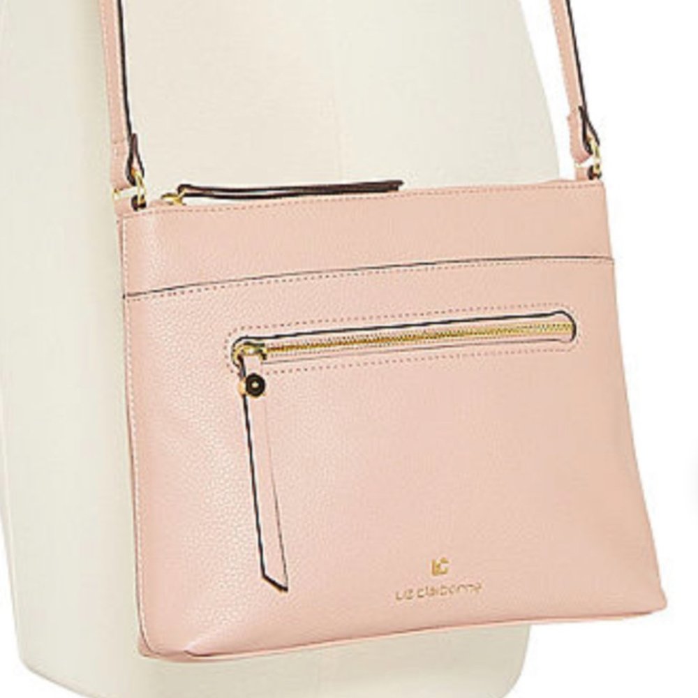 Liz Claiborne Crossbody Purse Light Rose